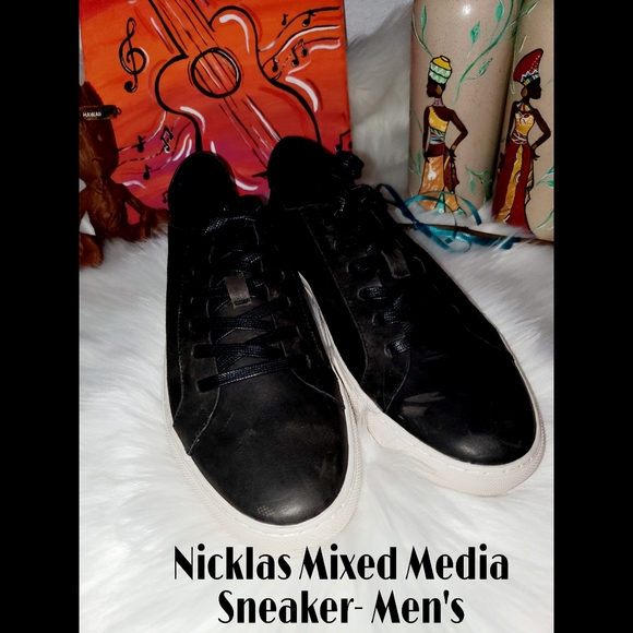 Men's Nicklas Mixed Media Sneaker - Picture 1 of 5